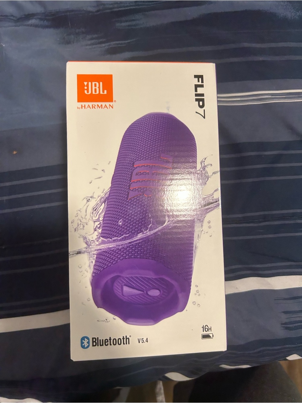 JBL Flip 7 Wireless Bluetooth Speaker - Purple